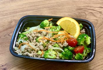 FITNESS - Turkey and Veggie Bowl with Rice