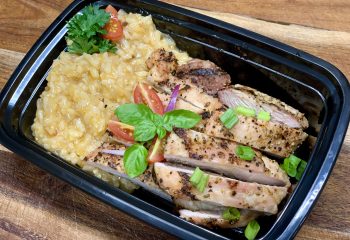 COMFORT - Sun Dried Tomato Risotto with Grilled Chicken