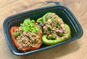 FITNESS - Turkey and Veggie Stuffed Peppers