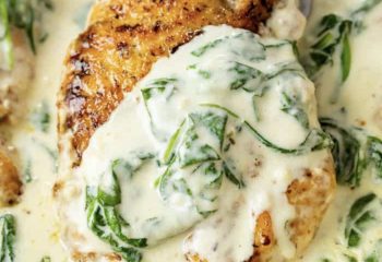 FAMILY DINNER - Chicken Florentine with Rice