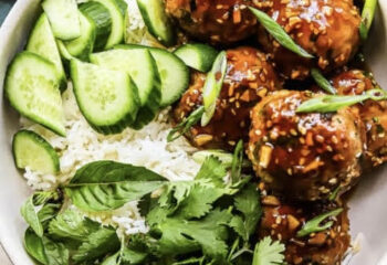 COMFORT - Sesame-Ginger Meatballs