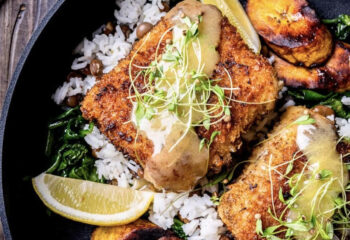 FAMILY DINNER - Caribbean Coconut Crusted Mahi Mahi