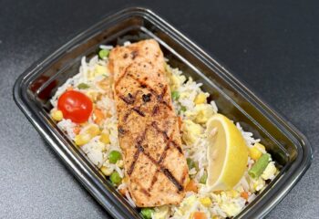 SPECIAL - Brown Sugar and Cinnamon Salmon with Pineapple Fried Rice