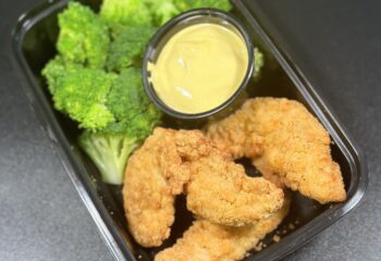 Chicken tenders and Broccoli