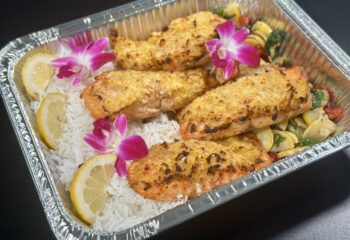 FAMILY DINNER - Mango-Coconut Salmon