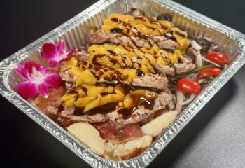 FAMILY DINNER - Grilled Peach Pork Chops
