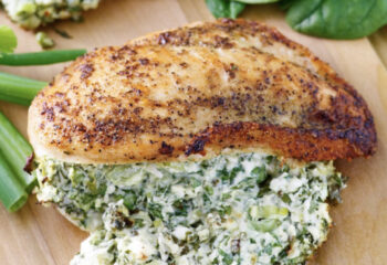 FAMILY DINNER - Spinach and Feta Stuffed Chicken