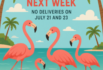 We are closed due to Vacation