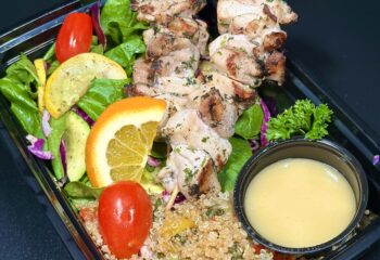 Greek Lemon and Herb Chicken Skewers