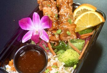 Teriyaki Salmon Skewers